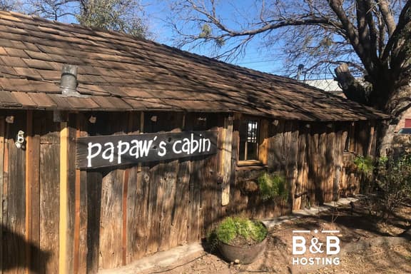 Papaw’s Cabin  (a hand-built 1930’s log cabin)